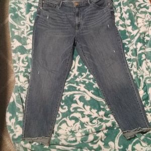 Womens size 18 Evri ankle cut jeans